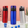24oz Aluminum Sports Bottle, BPA-Free Leak-Proof Pop Top