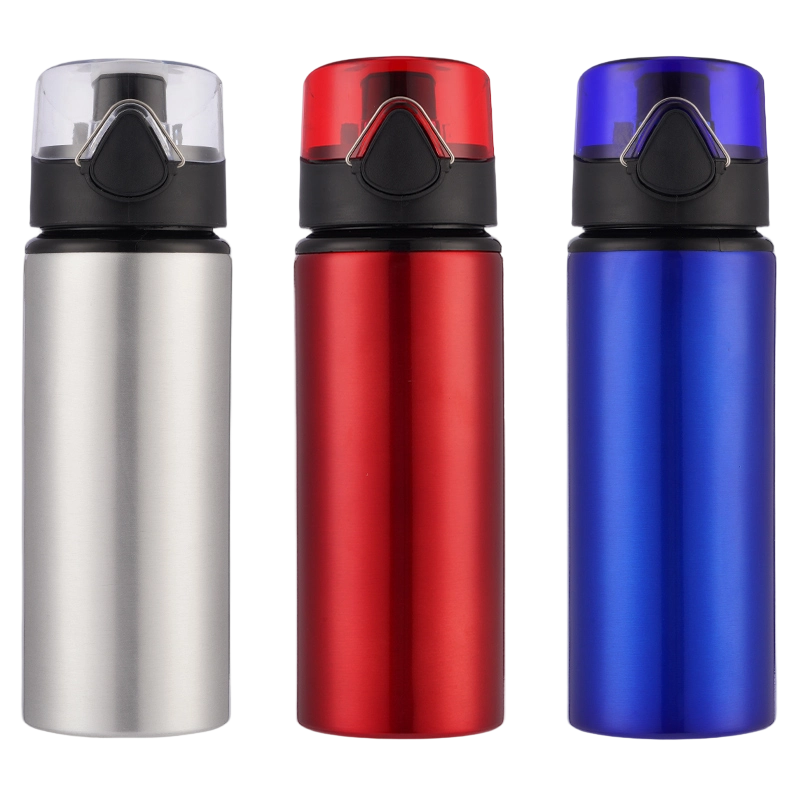 24oz Aluminum Sports Bottle, BPA-Free Leak-Proof Pop Top