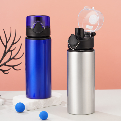 24oz Aluminum Sports Bottle, BPA-Free Leak-Proof Pop Top