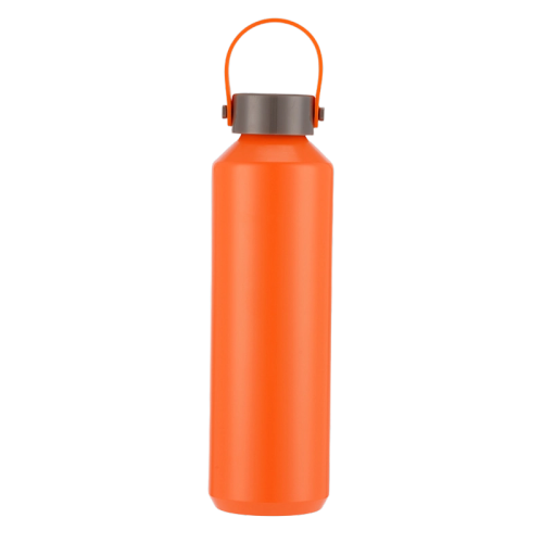 24oz Outdoor Earbud-cap Handle Lightweight Aluminum Sports Bottle