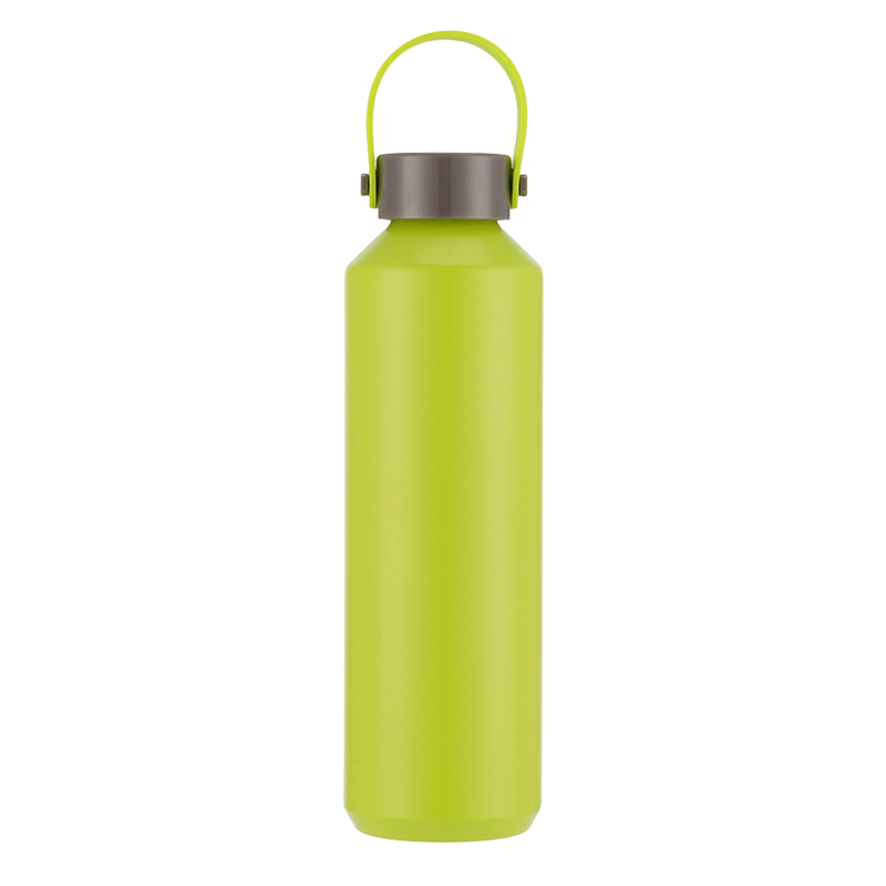 24oz Outdoor Earbud-cap Handle Lightweight Aluminum Sports Bottle