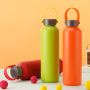 24oz Outdoor Earbud-cap Handle Lightweight Aluminum Sports Bottle