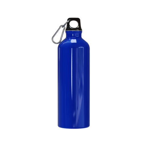 25oz Outdoor Standard-mouth Carabiner Lightweight Aluminum Water Bottle