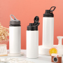 BPA-Free 25oz Aluminum Sports Bottle with Screw-Top Handle