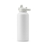 Wholesale 32oz Stainless Steel Water Bottle - One-Touch Flip Top, Leak-Proof, Easy Clean White Flask for Gym, Office & Outdoor