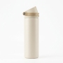 Wholesale 24oz Insulated Water Bottle - Cream & Beige Tone, Leak-Proof Flip Top Flask with Handle for Outdoor, Office & Daily Use