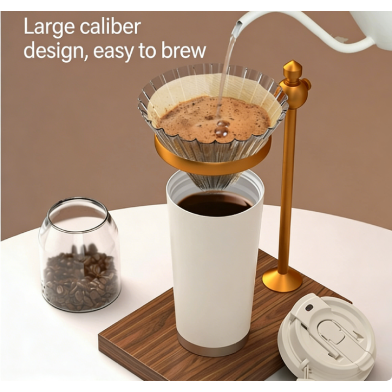 Custom Logo 500ml Coffee Cup 316 Stainless Steel Insulated Bottle with Ceramic Inner Liner Sippy Straw Personalized Milk Tea Mug