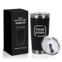 Customized 20oz Double Wall Stainless Steel Leak Proof Travel Thermal Vacuum Coffee Tumbler Mug With Lid
