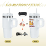RTS 25PCS/ctn 14oz Kids Stainless Steel Vacuum Sublimation White with White Lid Tumbler Outdoor Water Bottle
