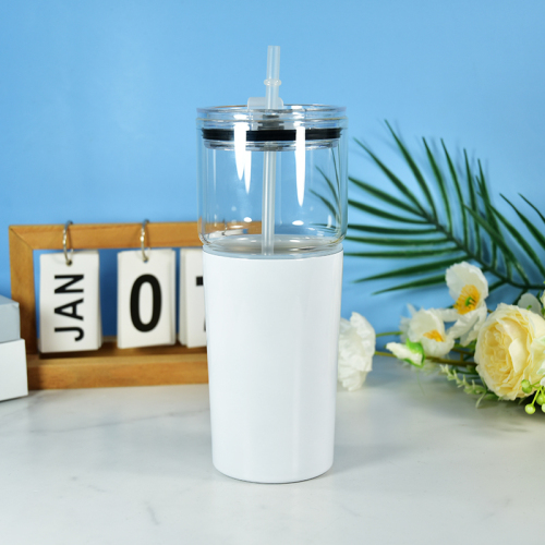Termos De Sublimacin 25oz Glass Water Bottle 2 in 1 Stainless Steel  15oz Sublimation Blanks Travel Coffee Cup Tumbler