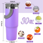 Factory Directly Custom Logo 30oz Double Wall Vacuum Insulated Coffee Tumbler Stainless Steel Travel Mug