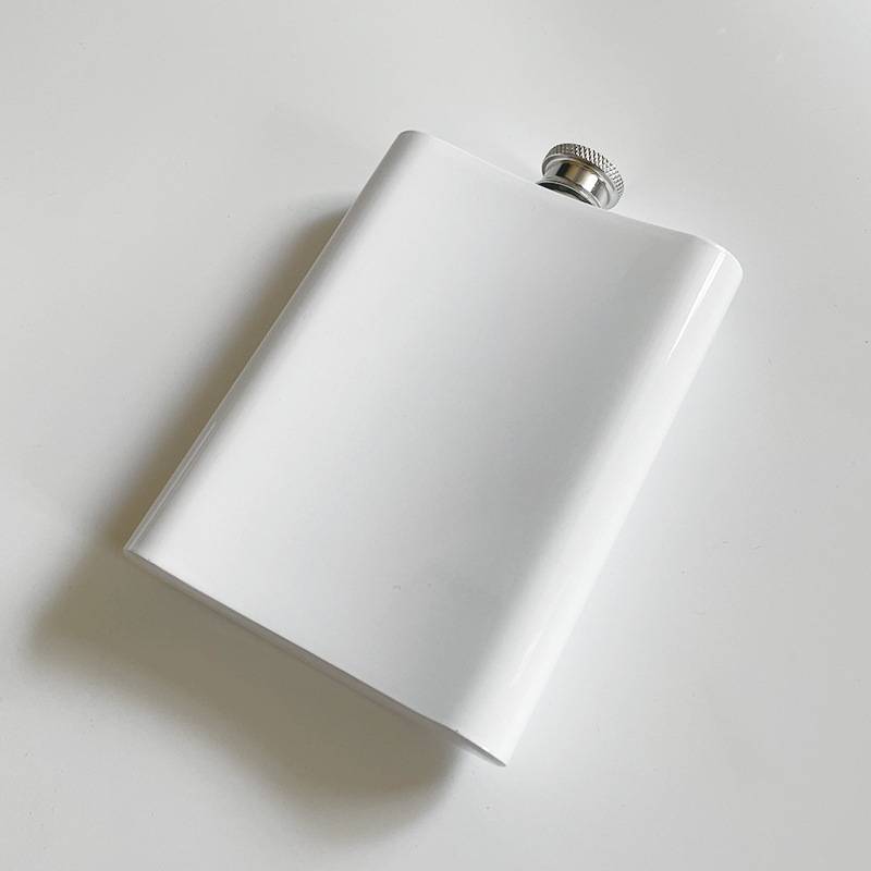 Custom 8oz Stainless Steel SS304 Sublimation Blank Print Hip Flask Liquor Whiskey Alcohol Pocket Wine Flagon Small Mini Bottle