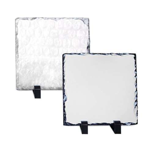 USA Warehouse Sublimation Slate Blanks 15*15cm Plaque Diy Picture Photo Rock Stone Slates Crafts Sublimation Photo Slate