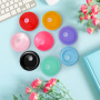 RTS US Warehouse 80pcs/ctn Colored Replacement Plastic Lids for 16oz Glass clear Frosted Cups Glass Can Tumbler Mugs Flask