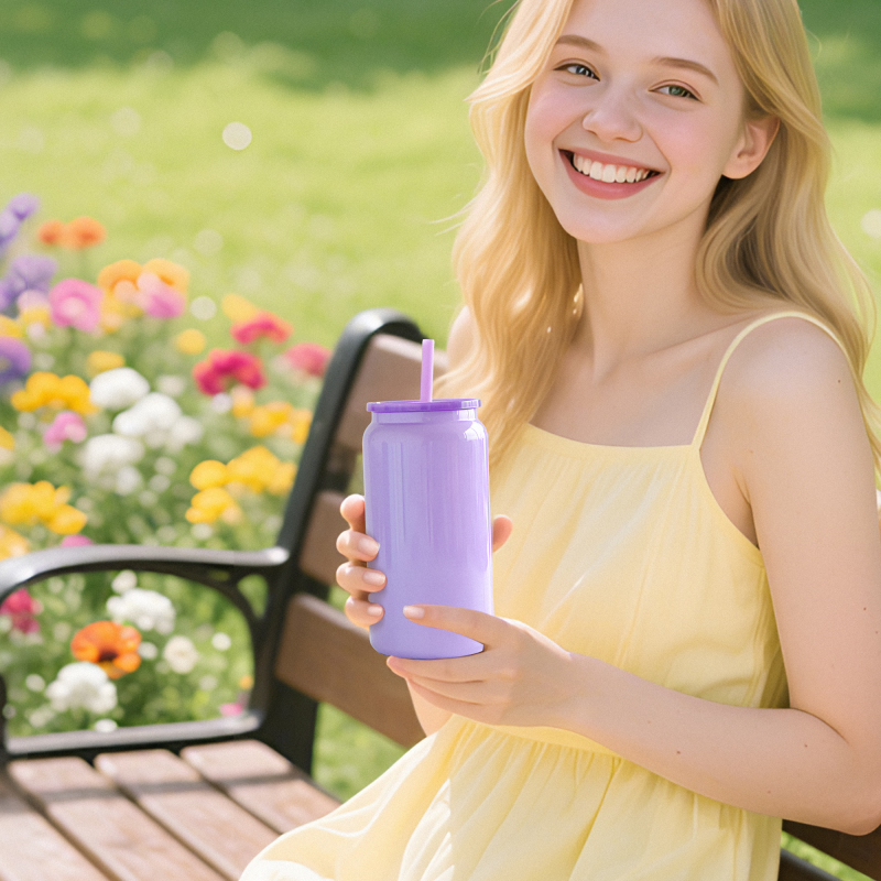 Sippy Cups Voor Peuters Sublimatie Thermo Cup with logo Travel Essential Mug 16 oz Blank Sublimation Mugs