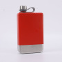Custom 9oz Hip Flask Stainless Steel SS304 Spray Painted Whisky Flasks Square Portable  Flat Alcohol Outdoor Traveling Hip Flask