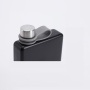 Custom 9oz Hip Flask Stainless Steel SS304 Spray Painted Whisky Flasks Square Portable  Flat Alcohol Outdoor Traveling Hip Flask