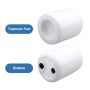 Empty Sublimation Ceramic / Glass Candlestick Candle Jars for Making Candles for Heat Press Printing DIY