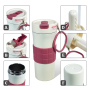 In Stock 20oz/600ml Double-Walled Stainless Steel Students Teens Travel Tumbler with Rope New Design with Straws