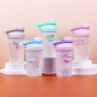 Custom logo Wholesale 500ml Plastic sealed Fitness Sports Water Mixing Cup BPA-Free PP Shaker Bottle with New Handle Lid