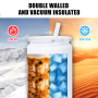 RTS 25pcs/ctn 16oz Sublimation Blank Tumbler Double Walled Metal Cup Stainless Steel SS304 Water Bottle Vacuum Can