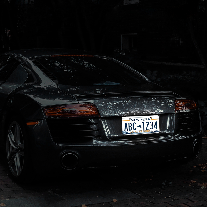 Sublimation License Plate US Warehouse Blank Custom 6*12inch License Plate Personalized Sublimation Heat Transfer Car Plates