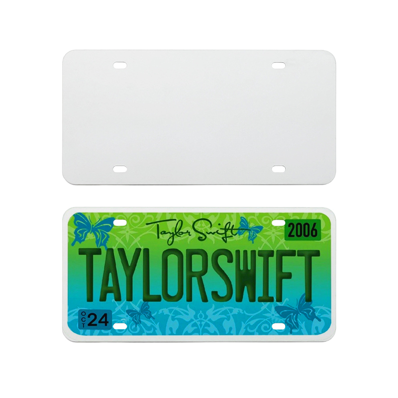 Sublimation License Plate US Warehouse Blank Custom 6*12inch License Plate Personalized Sublimation Heat Transfer Car Plates