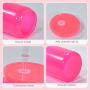 Glass Jars with Lid 16oz Neon Glasses Mix 4 Colors Blank Sublimation Glass Cans Glass Tumblers with Colorful PP Lid and Straw