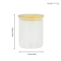 China Warehouse Ready to Ship Sublimation Blank 10oz Glow in the Dark Candle Holders clear Frosted Sublimation Glass Candle Jars