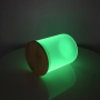 China Warehouse Ready to Ship Sublimation Blank 10oz Glow in the Dark Candle Holders clear Frosted Sublimation Glass Candle Jars