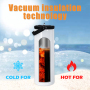 Blank 20oz Sport Lid Skinny Sublimation Tumbler Straight Stainless Steel Tumbler with Screw Handle Lid