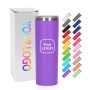 20oz Double Wall Vacuum Insulated Stainless Steel Tumbler Anti-Slip Handgrip Leak-Proof Lid Portable Design for Hot/Cold Drinks