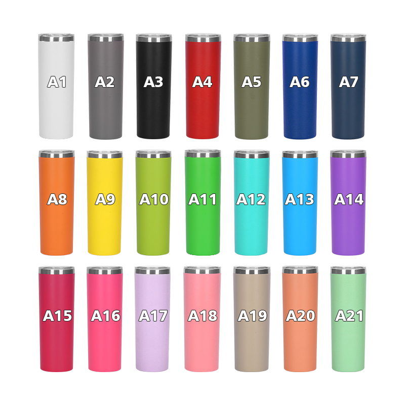 20oz Double Wall Vacuum Insulated Stainless Steel Tumbler Anti-Slip Handgrip Leak-Proof Lid Portable Design for Hot/Cold Drinks