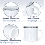 RTS Sublimation Mug for Coffee Personalized Camping Mug Enamel Custom Logo Travel Enamel Coffee Cup 12pcs/Pack