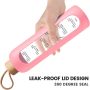1000ml Glass Water Bottle Time Marker Reminder Quotes Leak Proof Reusable BPA Free Water Bottles with Silicone Sleeve Bamboo Lid