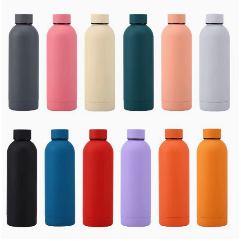 Personalized 304 Stainless Steel Insulated Cup Large-capacity Outdoor Sports Tumbler American-style Small-mouthed Water Bottle