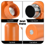 Factory 500ml 750ml 1000ml Customization Powder Coated Therms Cups Double Walled Stainless Steel 304 Sports Water Bottle
