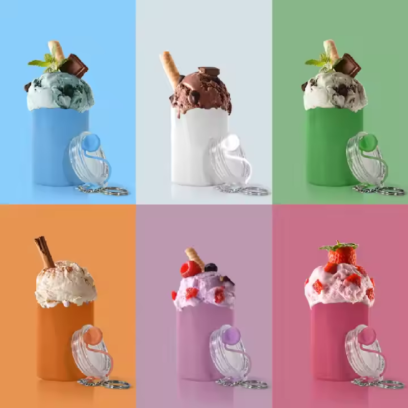 RTS US Warehouse 3oz Sublimation Blanks Shot Glass Straight Cup Shot Glass Tumblers with Key Chain Lid Metal Straw for Ice Cream
