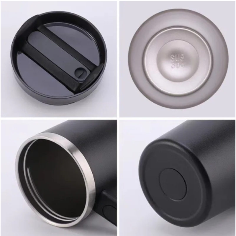 12pcs/ctn RTS Stocked H2.0 40oz Powder Coated Travel Mug W/ Handle Stainless Steel 40 oz Tumbler for Laser Printing