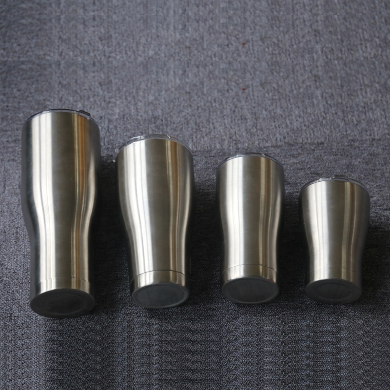 Modern Curve 304 Stainless Steel Double Wall 20oz,30oz,40oz Vacuum Car Cup Insulate Tumbler Cup Turner with Sliding Lid