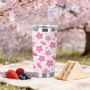 20oz Bulk Tumblers Insulated Double Wall Travel Coffee Mugs Durable Powder Coated Stainless Steel Tumblers with Lid and Straw