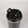 Custom 17oz 500ml Powder Coated Stainless Steel Coffee Tumbler LED Temperature Display Screw Lid Travel Cup Insulated Vacuum Mug