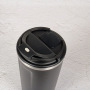 Custom 17oz 500ml Powder Coated Stainless Steel Coffee Tumbler LED Temperature Display Screw Lid Travel Cup Insulated Vacuum Mug