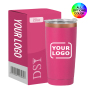 20oz Gold Plated Tumbler Navy with Magnetic Lid Mug Personnalis logo Powder Coated Tumblers for Laser Engraving