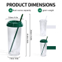 Wholesale 30oz Plastic Cup Single Wall Clear PS Christmas Decoration Tumbler Portable Mug with Plastic Straw for Customization