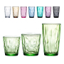 Wholesale Colored 200ml 300ml 500ml Unbreakable Premium Drink Glasses Acrylic PC Plastic Tumbler Glass Drinking Cups