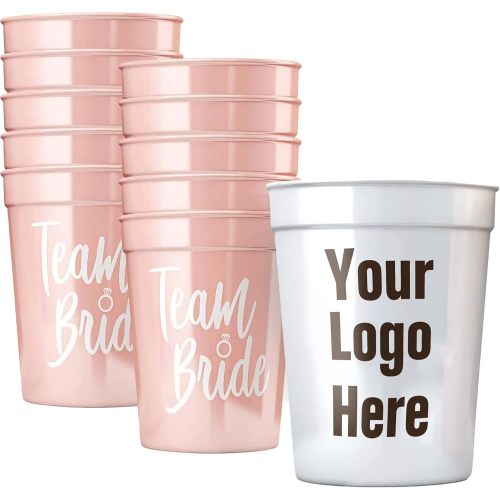 Wholesale Custom Logo Team Bride Bachelorette Party Cups Bridesmaid Cups Bachelorette Party Decorations Favors for Weeding Gifts