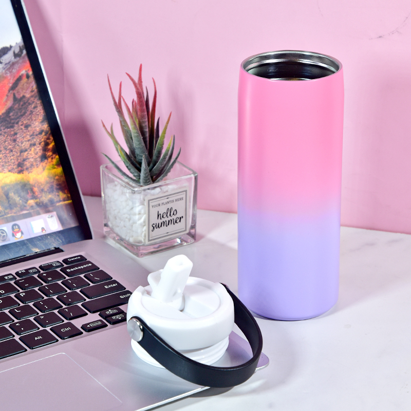 Wholesale 18oz Sport Water Bottles 304 Stainless Steel Vacuum Thermoses Warm Cup Portable Bulk Wholesale Mugs for School