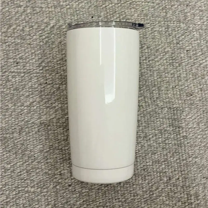 DSY China Warehouse 20oz White Sublimation Blanks Travel Coffee Mug Cup with Lid