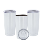 DSY China Warehouse 20oz White Sublimation Blanks Travel Coffee Mug Cup with Lid